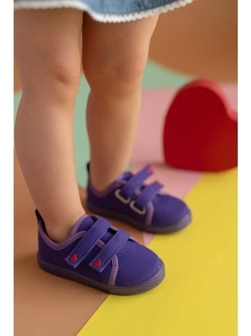 First Step Sneakersy "Heart" w kolorze fioletowym