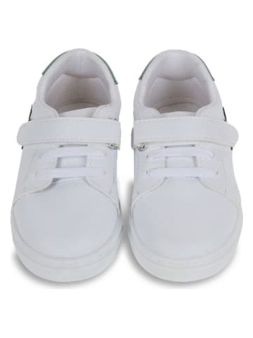 First Step Sneakers "Star" wit/groen