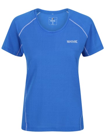 Regatta Koszulka sportowa "Devote II" w kolorze niebieskim