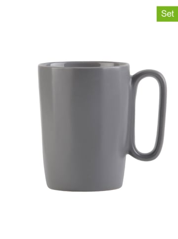 Vialli Design Kubki (2 szt.) "Fuori" w kolorze szarym - 250 ml