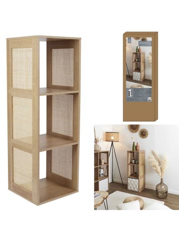 Ethnical Life Standregal in Hellbraun - (B)34 x (H)99 x (T)32 cm
