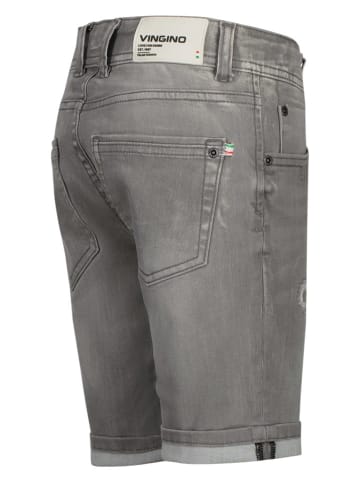 Vingino Jeansshorts "Curzio Damage" in Grau