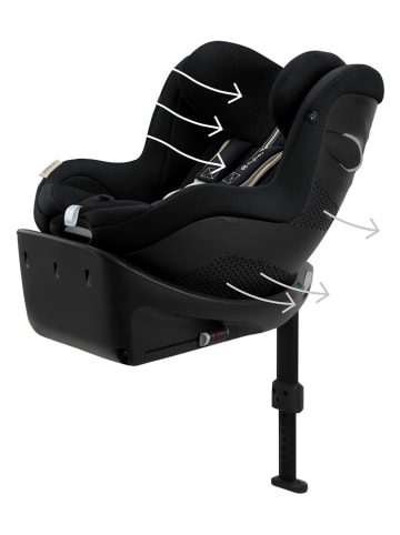 Cybex Babyschale "Sirona Gi I-Size Plus" in Schwarz - Gruppe 0/1