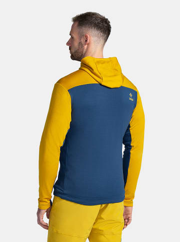 Kilpi Fleece vest "Sevelen" donkerblauw/geel