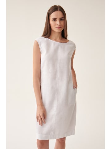 TATUUM Leinenkleid in Weiß