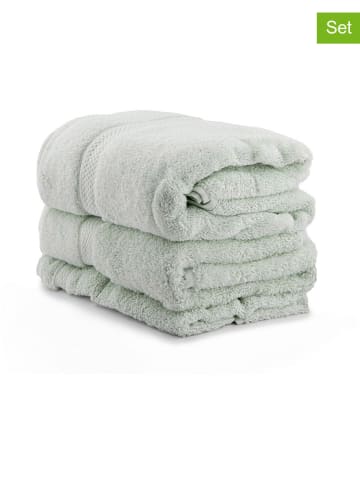 Elizabed 3-delige handdoekenset groen