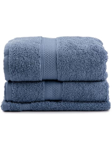 Elizabed 3-delige handdoekenset blauw