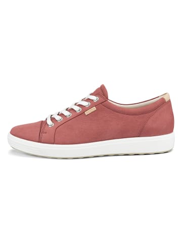 Ecco Leder-Sneakers in Pink