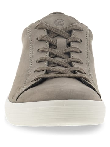 Ecco Leder-Sneakers in Taupe