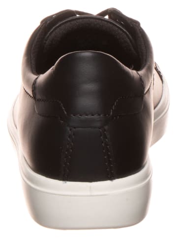 Ecco Skórzane sneakersy w kolorze czarnym