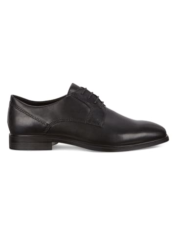 Ecco Leder-Schnürschuhe in Schwarz