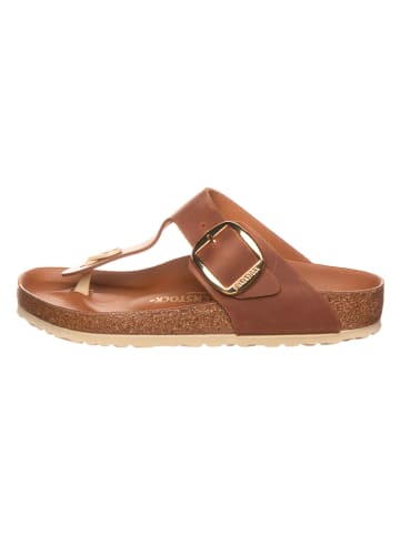 Birkenstock Leder-Zehentrenner "Gizeh"