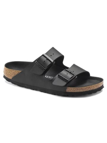 Birkenstock Pantoletten "Arizona" in Schwarz - Weite S