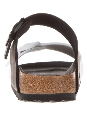 Birkenstock Slippers "Arizona Split" wit/zwart