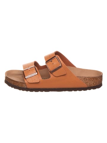 Birkenstock Slippers "Arizona" oranje - wijdte N