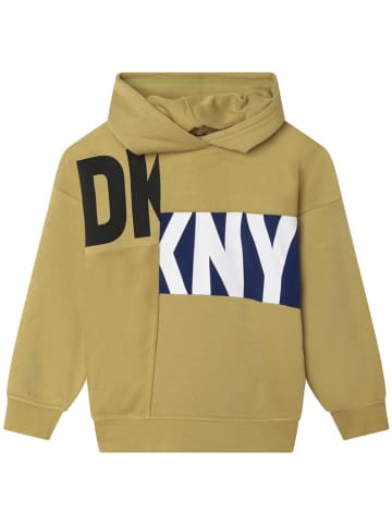 DKNY Bluza w kolorze oliwkowym