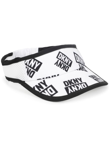 DKNY Stirnband mit Schirm in Weiß
