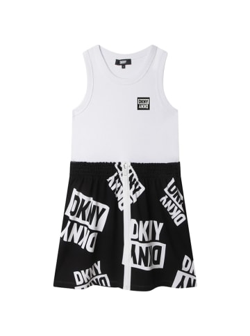 DKNY Kleid in Schwarz/ Weiß