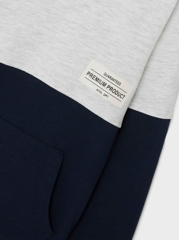 name it Sweatshirt "Tamino" in Grau/ Dunkelblau