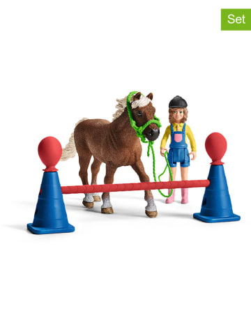 Schleich 48tlg. Set: Spielfiguren "Pony agility training" - ab 3 Jahren