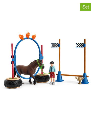 Schleich 26tlg. Set: Spielfiguren "Pony agility race" - ab 3 Jahren