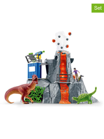 Schleich 60-częściowy zestaw "Volcano Expedition Base" - 5+