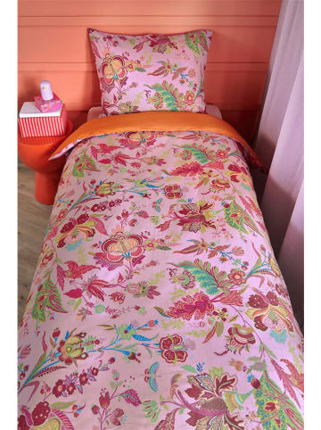Oilily Renforcé beddengoedset "Young Sits" lichtroze/oranje