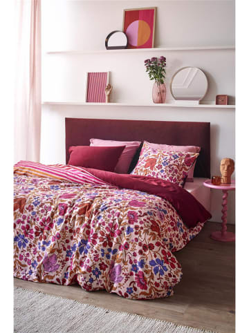 Oilily Satin-Bettwäsche-Set "Joyful Tulip" in Bunt