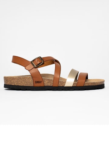 Sunbay Sandalen "Gravita" in Hellbraun