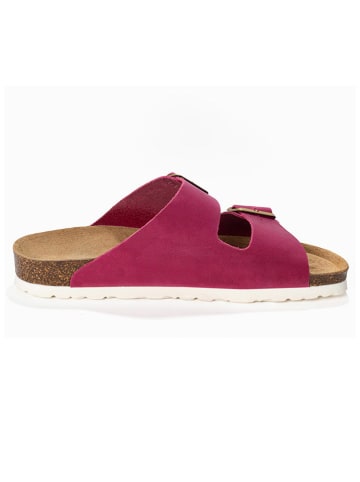 Sunbay Leren slippers "Trefle" roze