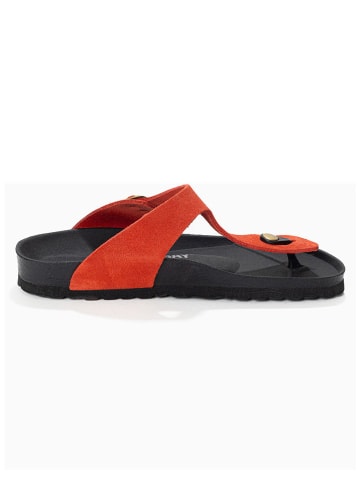 Sunbay Leder-Zehentrenner "Camelia" in Rot