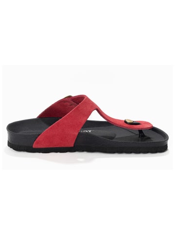 Sunbay Leder-Zehentrenner "Camelia" in Rot