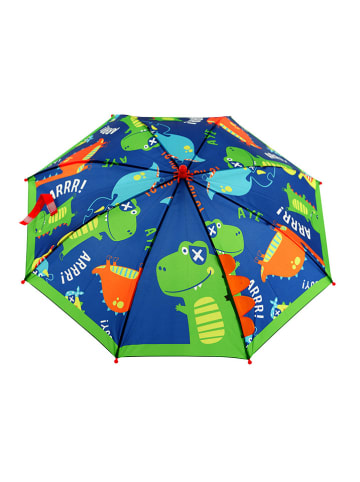 Denokids Paraplu "Dinosaur" donkerblauw