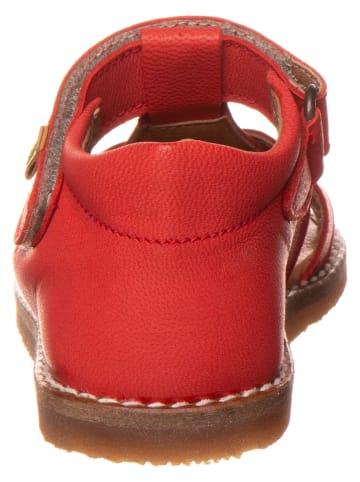 El Naturalista Skórzane sandały w kolorze czerwonym