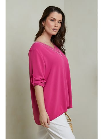 Curvy Lady Bluse in Pink