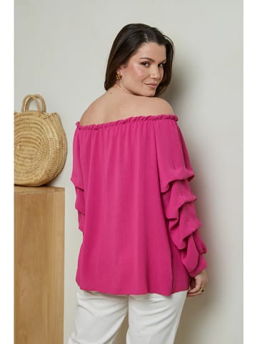 Curvy Lady Blouse roze