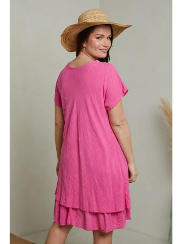 Curvy Lady Kleid in Pink
