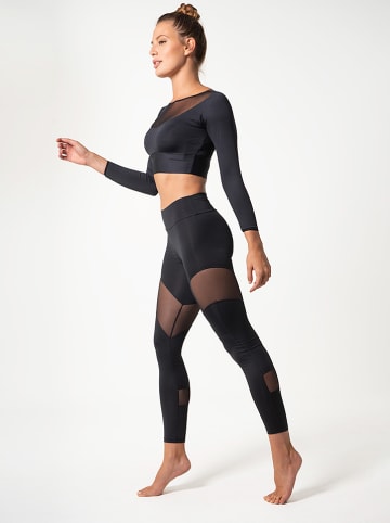 Anaissa Shape-Trainingsleggings "Chipre" in Schwarz