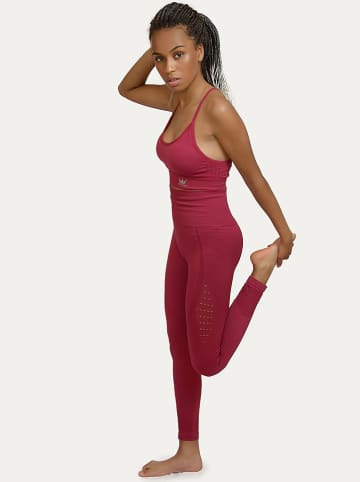 Anaissa Legginsy sportowe modelujące "Naya" w kolorze czerwonym