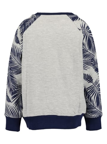 Blue Seven Sweatshirt in Grau/ Dunkelblau