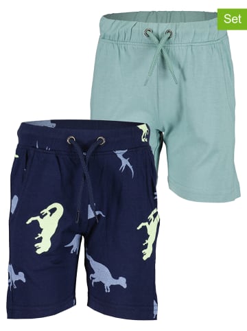 Blue Seven 2-delige set: shorts donkerblauw/lichtblauw