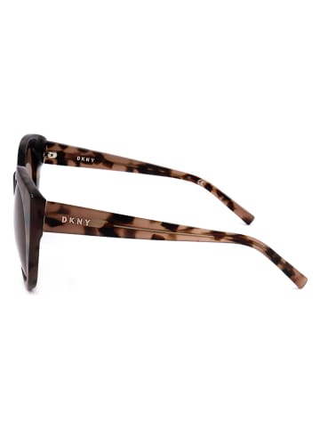 DKNY Damskie okulary przeciwsłoneczne w kolorze brązowym