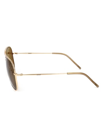 DKNY Dameszonnebril goudkleurig/bruin