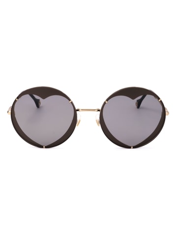 Carolina Herrera Damskie okulary przeciwsłoneczne w kolorze złoto-czarnym