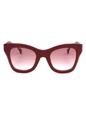 Carolina Herrera Damskie okulary przeciwsłoneczne w kolorze czerwonym