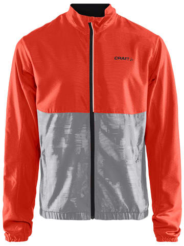 Craft Trainingsjacke "Eaze" in Orange/ Grau