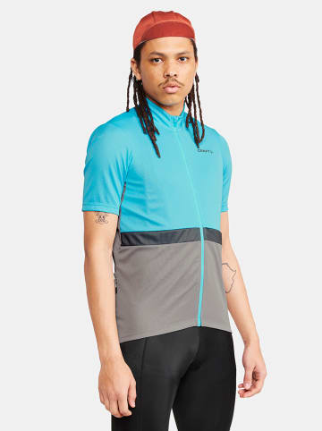 Craft Fahrradtrikot "Core Endur" in Hellblau/ Grau