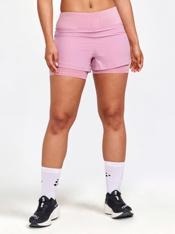 Craft 2in1-Laufshorts "ADV Essence" in Rosa
