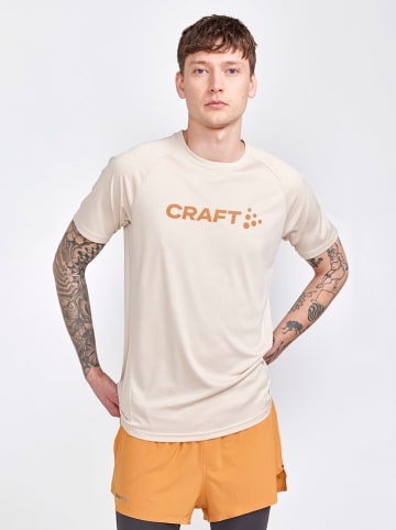 Craft Koszulka sportowa "Core Essence" w kolorze kremowym
