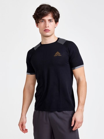 Craft Koszulka "Pro Trail Fuseknit" w kolorze czarnym do biegania